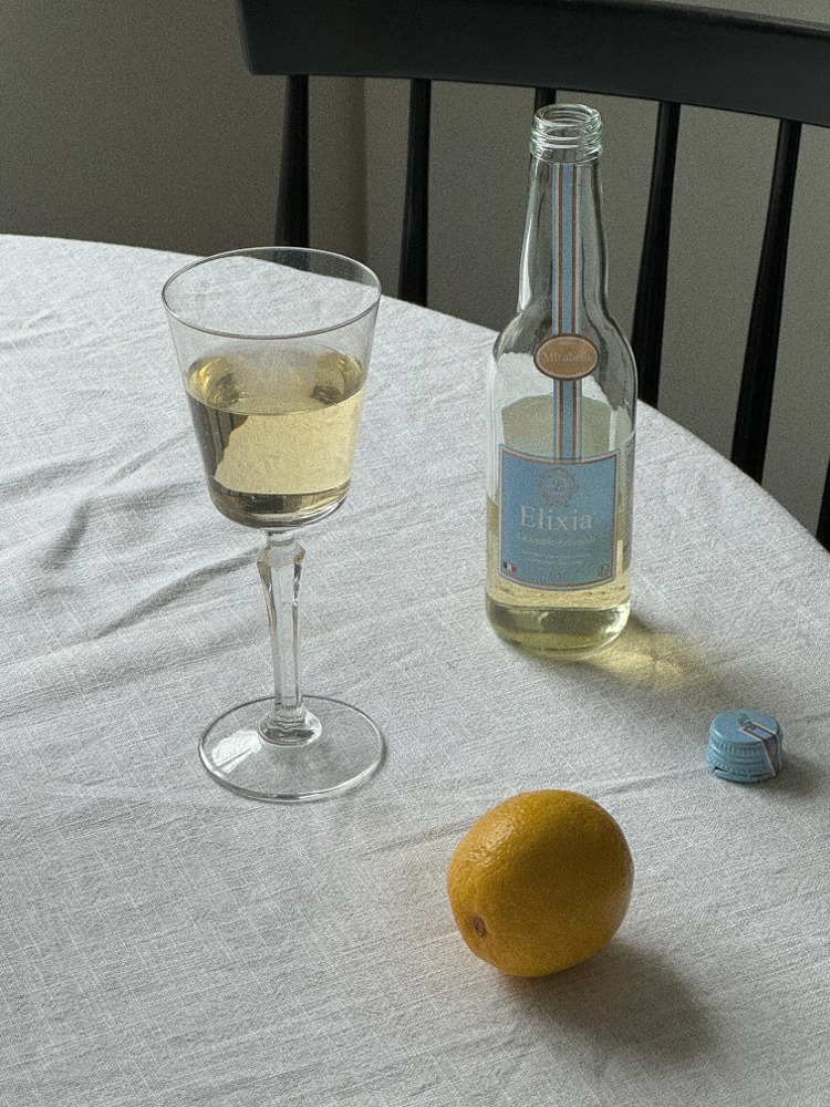 French wine glass